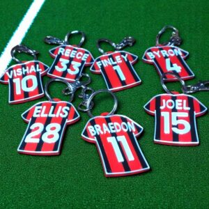 Custom Football Shirt Keyring
