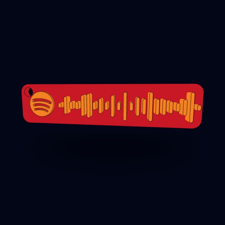 EZGift personalised Spotify keyring product preview